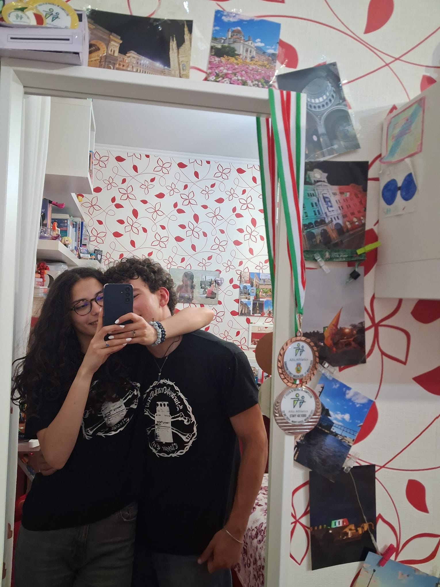 Un momento felice insieme